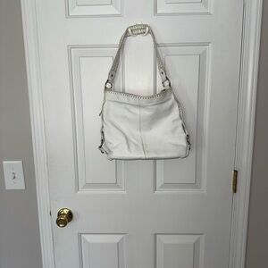 Vintage Blue Label the SAK White Leather Shoulder Bag